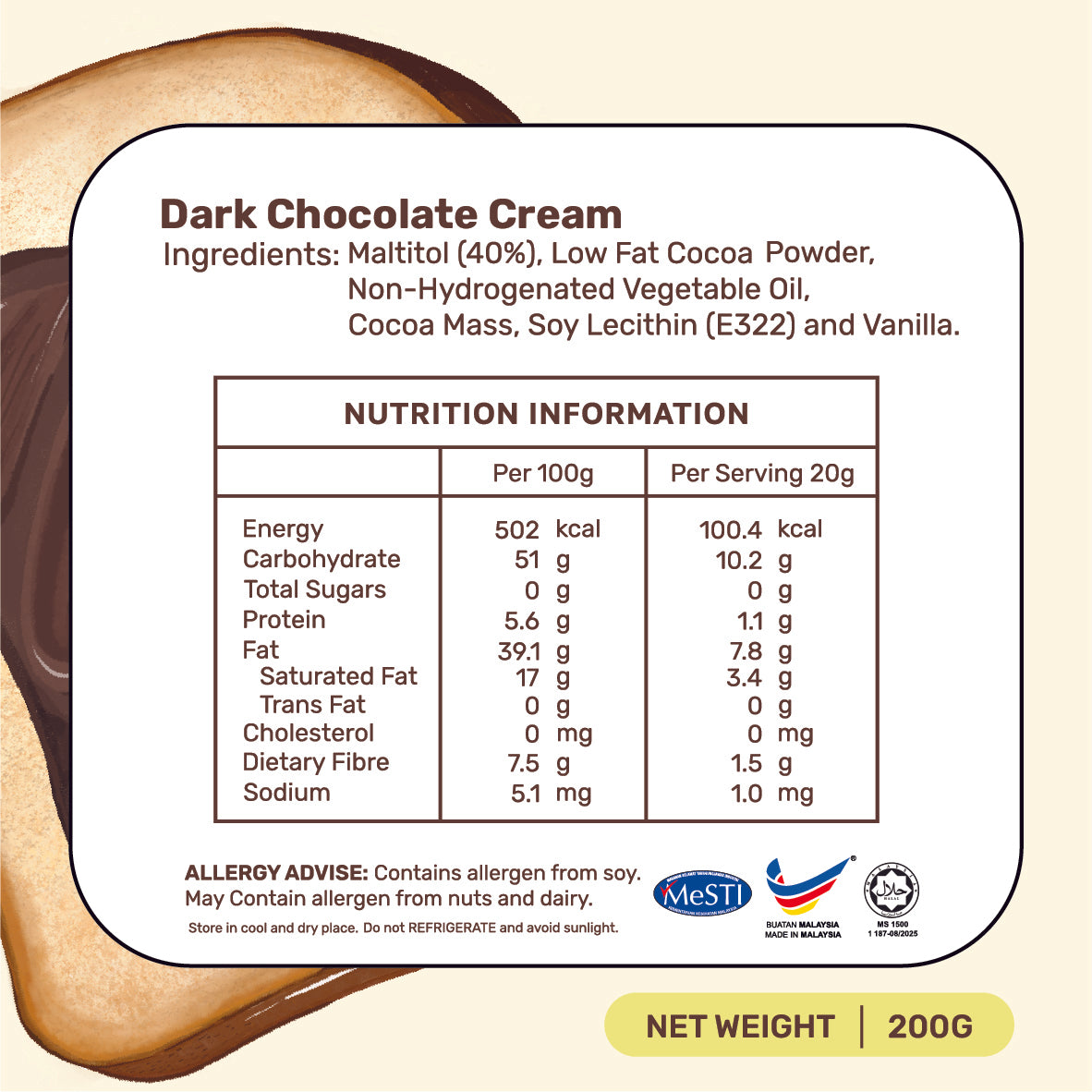 Dark Chocolate Cream